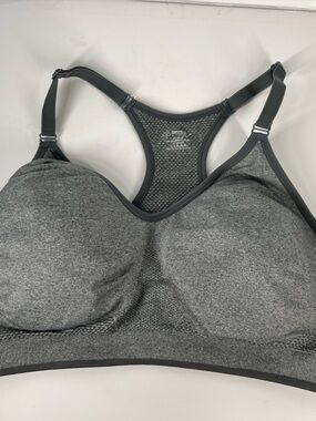 DANSKIN Plus Size 2x Gray Sport Bra
